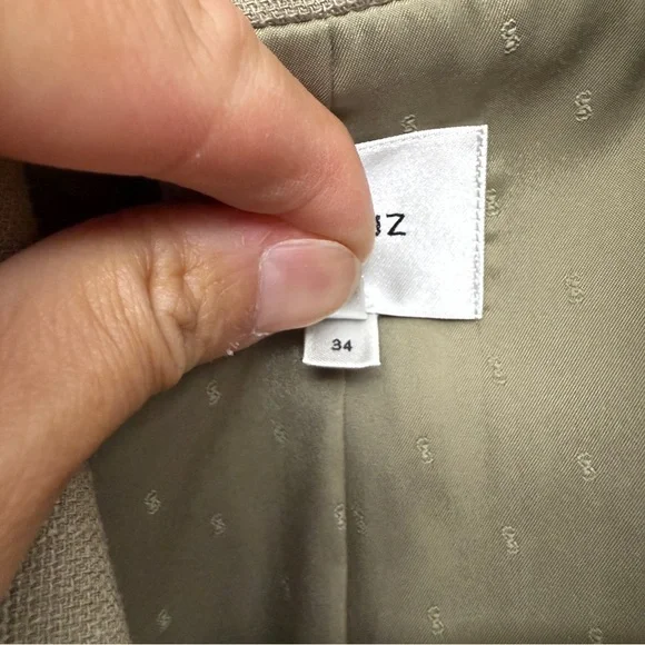 Gestuz Green Sleeveless Blazer Vest size EU 34 - Picture 3 of 5